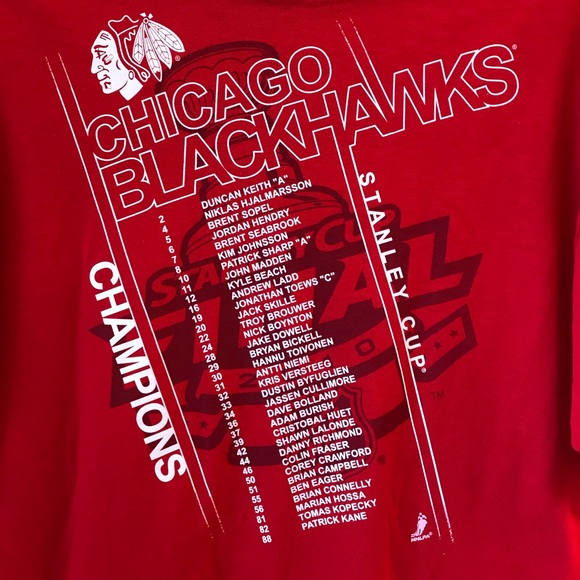 Chicago Blackhawks 2010 Stanley Cup Champs T-Shirt - Picture 7 of 8